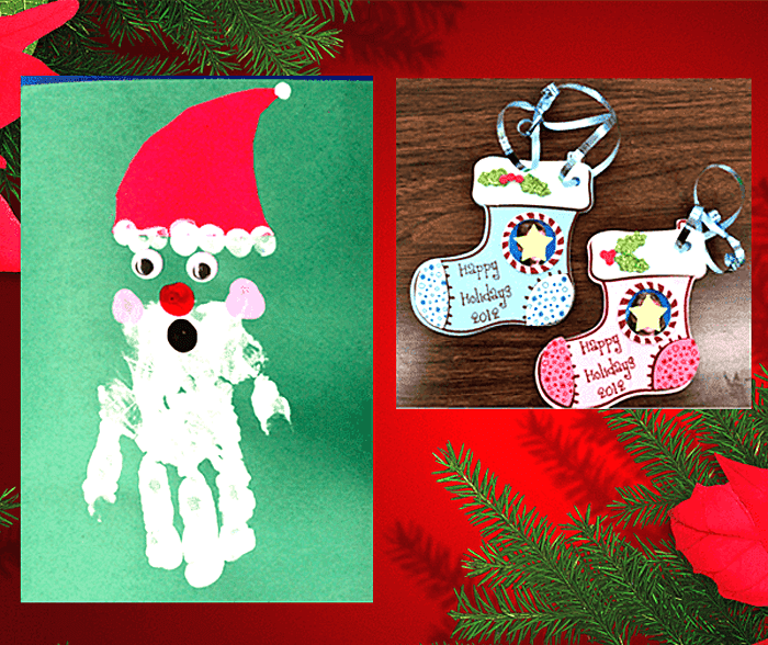 Last Minute Gift Ideas: DIY for kids. 3 quick, fun and easy gifts for kids to make. A candle holder, fridge magnets, bookmarks and Santa card. #gradeonederful #giftideas #christmasgifts #giftskidscanmakeforchristmas