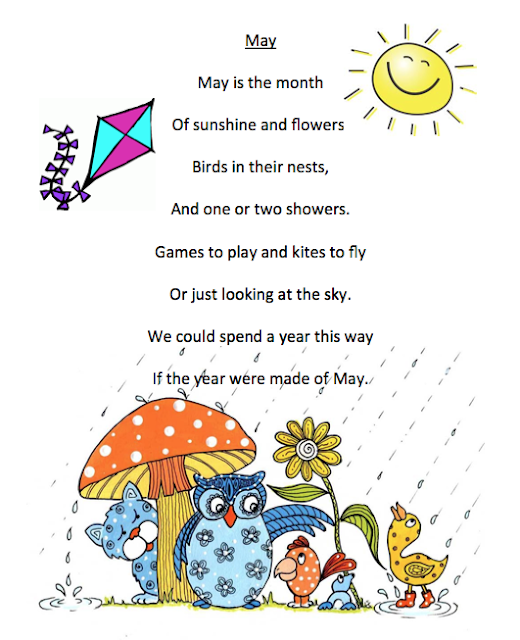 May is the month of sunshine and flowers