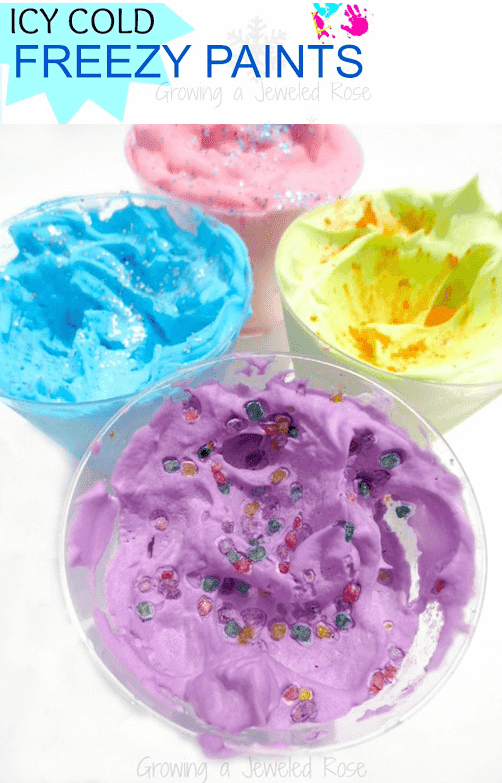 ice cold freezie paint recipe from pinterest originally from Growing a Jeweled Rose