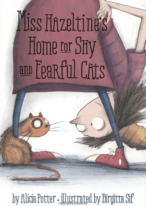 Book review of Miss Hazeltine\'s Home for Shy and Fearful Cats. This book is perfect for beginning Grade 1 students. Ideas for extending the book are included. #cats #bookaboutcats #booksforkids #gradeonederful