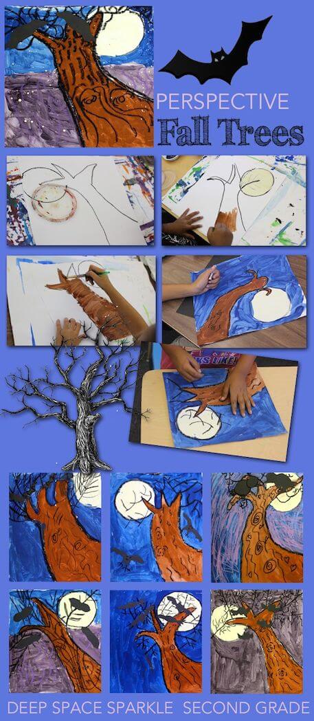 Perspective Fall Trees Perspective Fall Trees