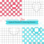 Free Optical Illusion Colouring Sheets