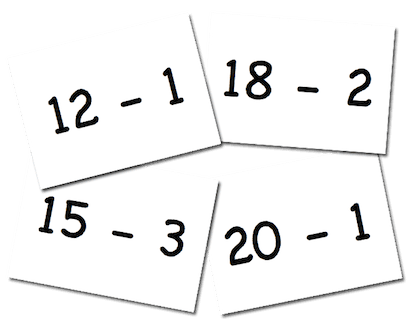 Free Subtraction Game for first grade. Subtracting 1, 2, 3 from 11 to 20. Free Subtraction Game for first grade. Subtracting 1, 2, 3 from 11 to 20.