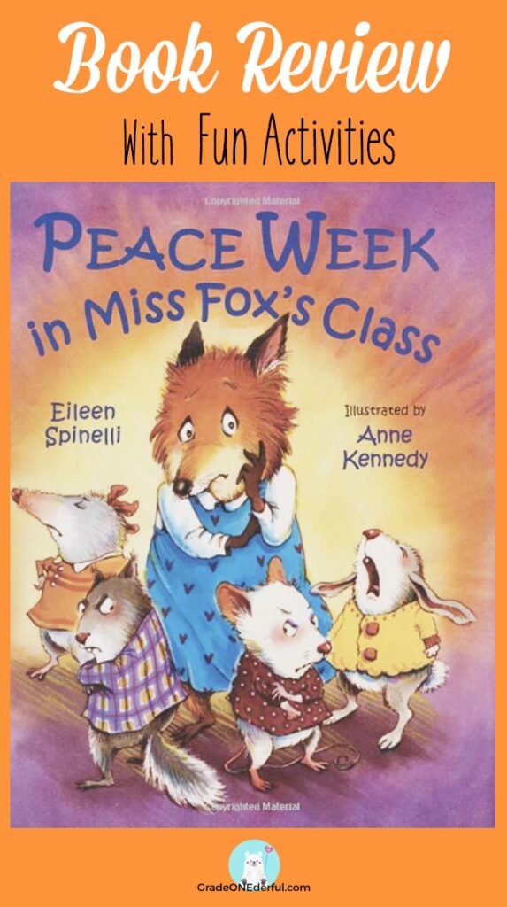 Peace Week in Miss Fox’s Class: Book Review and Activities