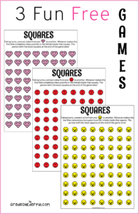 Free Squares Games for Kids