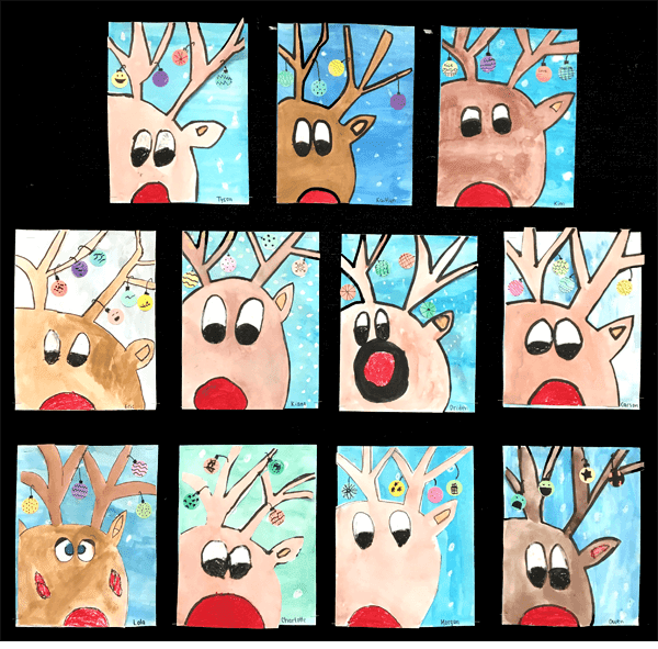 Christmas Art for Kids » Grade Onederful