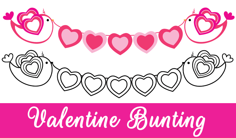 Free Valentine Bunting Free Valentine Bunting