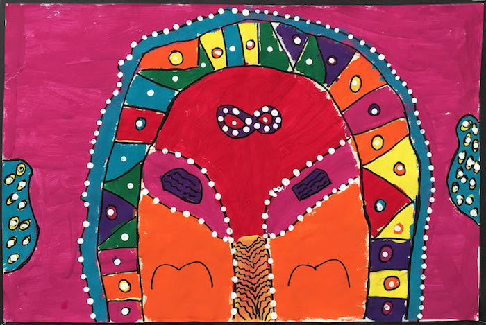 Spring Gallery Art: Colourful Metis Art by a 3rd Grade Class
