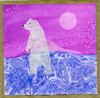 Polar bear art from that artist woman Snow Bear book review and follow-up activities you don\'t want to miss!