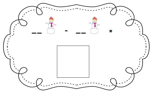 Snowmen Fact Family booklets for first and second grade.