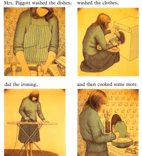 Piggybook by Anthony Browne book review. Follow-up activities for first grade. #piggybook #anthonybrowne #booksforkids #gradeonederful