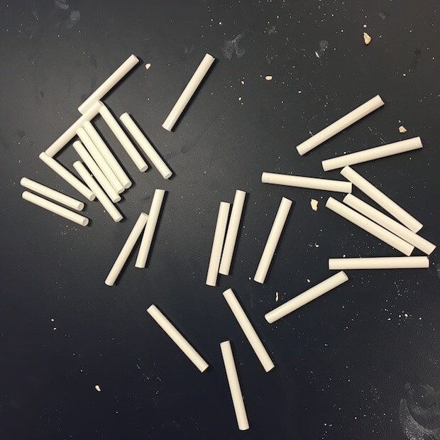 Making cubes with fast drying clay and drinking straws. GradeONEderful.com Making cubes with fast drying clay and drinking straws. GradeONEderful.com