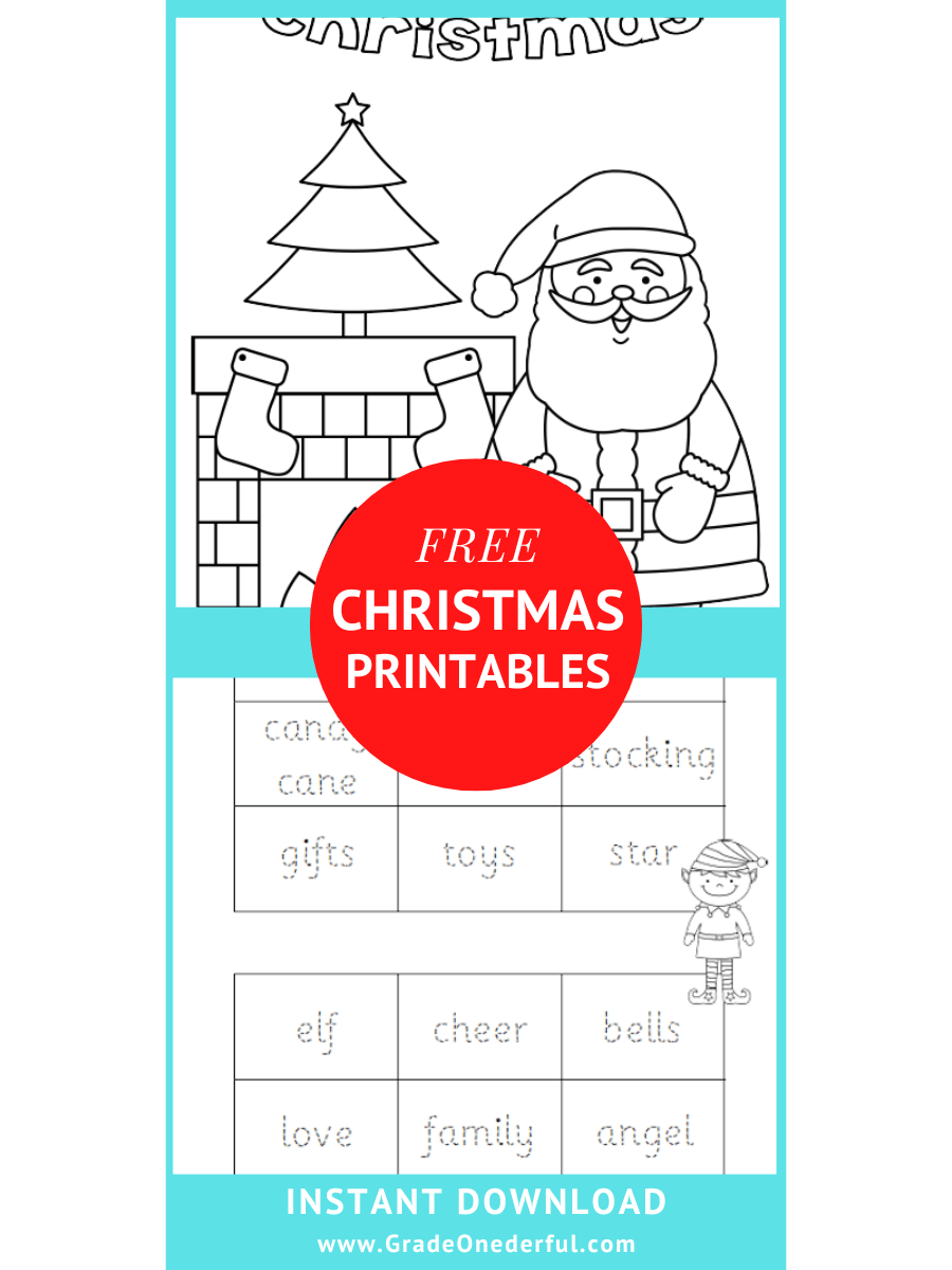 2 Free Christmas Printables for Kids: Tic Tac Toe and Colouring » Grade ...