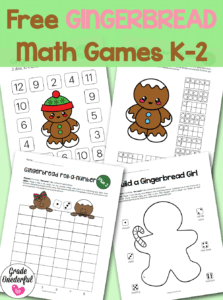 free gingerbread math games