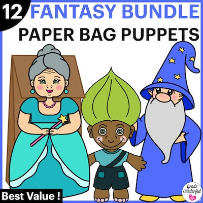 Fantasy themed activities for primary students